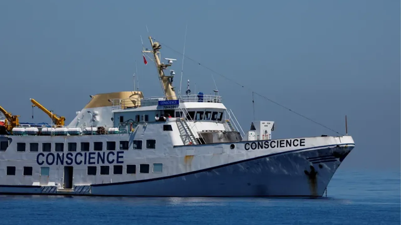 গাজাগামী ফ্রিডম ফ্লোটিলা কোয়ালিশনের জাহাজ